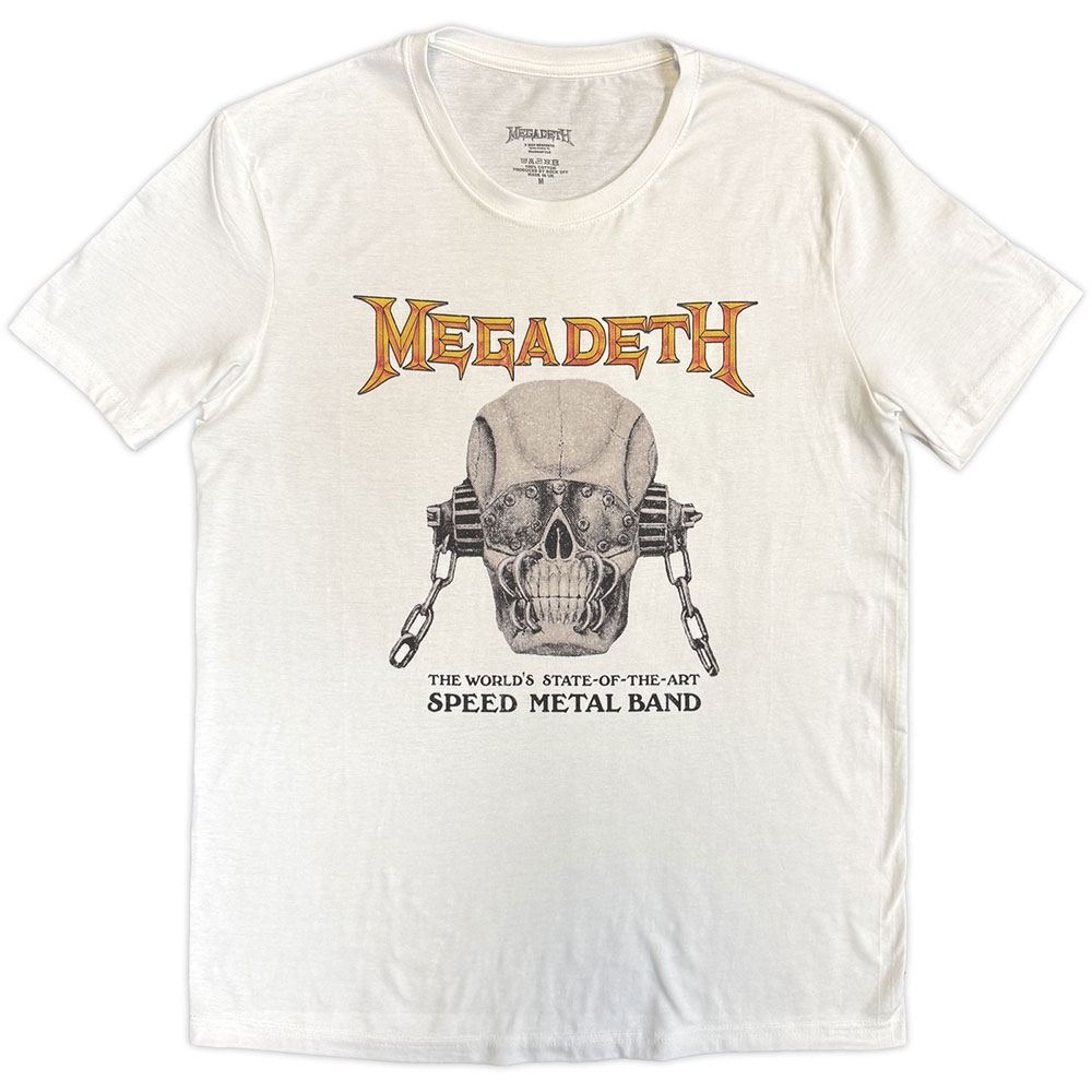 Megadeth - Speed Metal Heren Tshirt - Wit